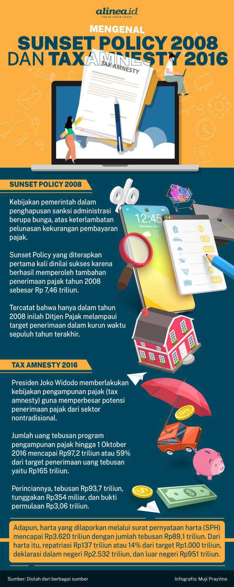Tax amnesty versus sunset policy